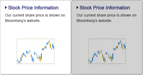 Stock Price Information / Our current share price is shown on Bloomberg’s website.