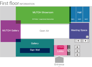 MUTOH GROUP Showroom Floor Map
