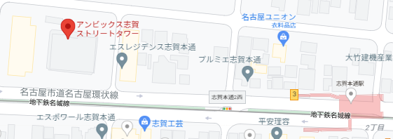 武藤工業株式会社　中部営業所　アクセスマップ