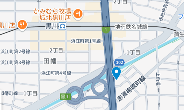武藤工業株式会社　中部営業所　アクセスマップ